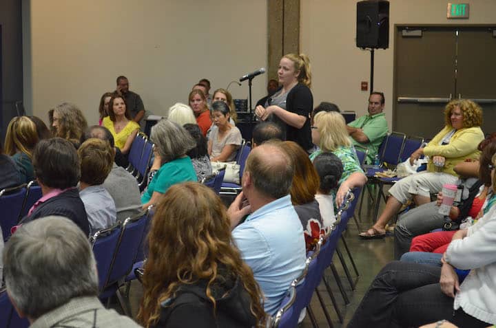 A question and answer part of a town hall meeting To push back against gender identity and transgenderism, we must advance the God-given human dignity of male and female.